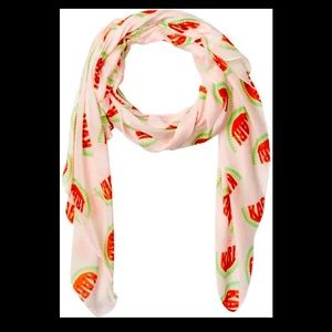 🍉 KARL LAGERFELD 🍉 Watermelon Logo Scarf Wrap
